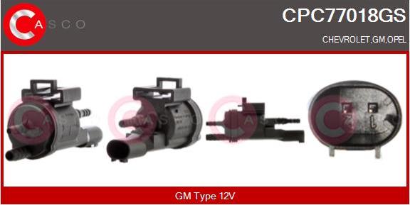 Casco CPC77018GS - Transmetteur de pression, contrôle des gaz d'échappement droxauto.com