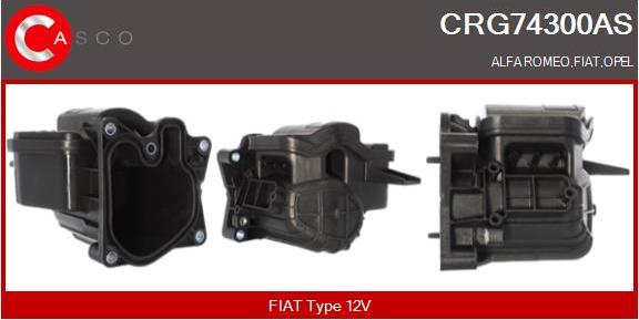 Casco CRG74300AS - Radiateur, réaspiration des gaz d'échappement droxauto.com