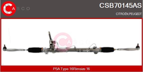 Casco CSB70145AS - Crémaillière de direction droxauto.com