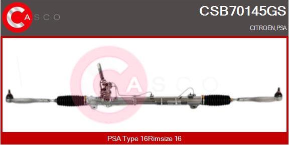 Casco CSB70145GS - Crémaillière de direction droxauto.com
