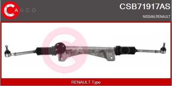 Casco CSB71917AS - Crémaillière de direction droxauto.com