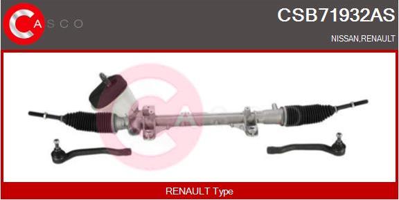 Casco CSB71932AS - Crémaillière de direction droxauto.com