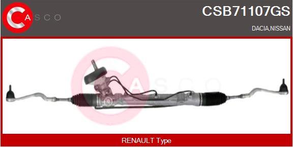 Casco CSB71107GS - Crémaillière de direction droxauto.com