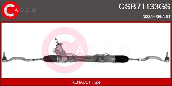 Casco CSB71133GS - Crémaillière de direction droxauto.com