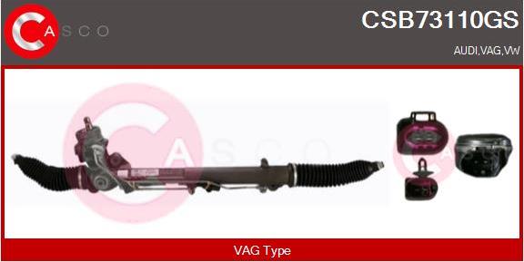 Casco CSB73110GS - Crémaillière de direction droxauto.com