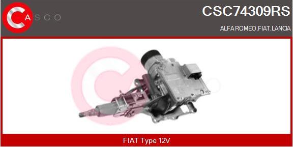 Casco CSC74309RS - Colonne de direction droxauto.com