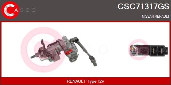 Casco CSC71317GS - Colonne de direction droxauto.com