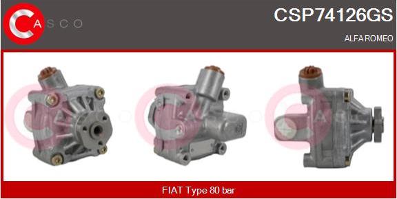 Casco CSP74126GS - Pompe hydraulique, direction droxauto.com