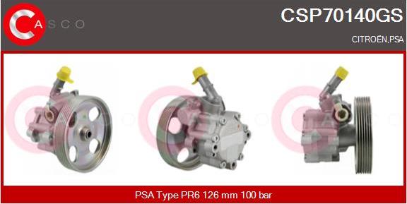 Casco CSP70140GS - Pompe hydraulique, direction droxauto.com