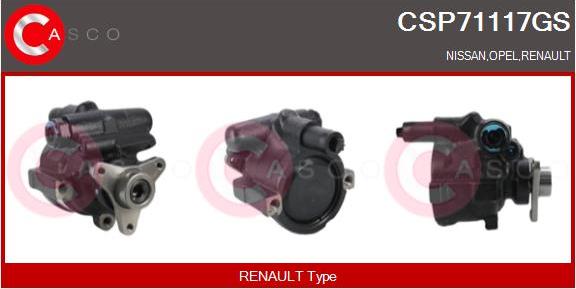 Casco CSP71117GS - Pompe hydraulique, direction droxauto.com