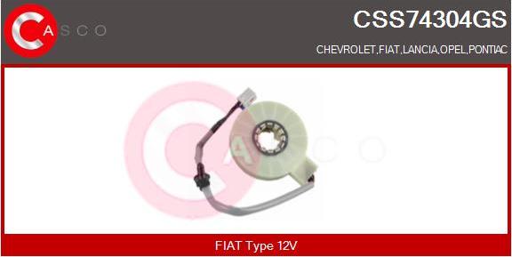 Casco CSS74304GS - Détecteur de l'angle de braquage droxauto.com