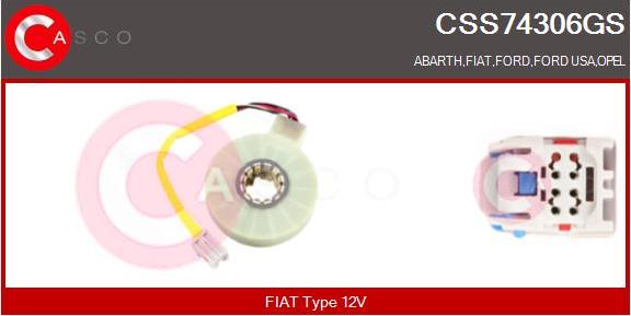 Casco CSS74306GS - Détecteur de l'angle de braquage droxauto.com