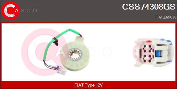 Casco CSS74308GS - Détecteur de l'angle de braquage droxauto.com