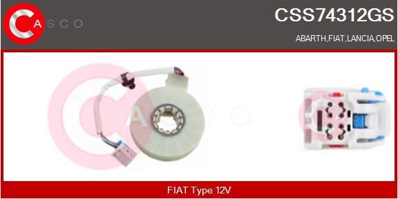 Casco CSS74312GS - Détecteur de l'angle de braquage droxauto.com