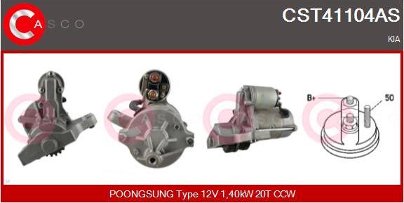 Casco CST41104AS - Démarreur droxauto.com