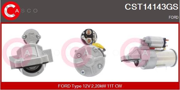 Casco CST14143GS - Démarreur droxauto.com