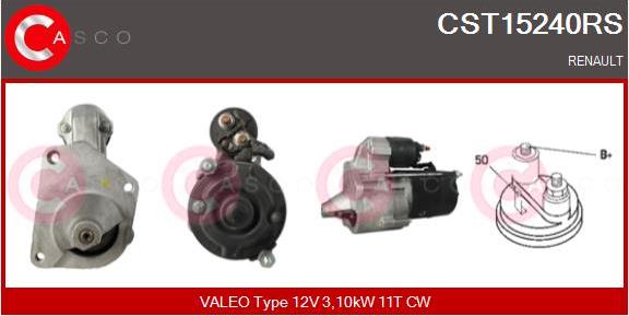 Casco CST15240RS - Démarreur droxauto.com