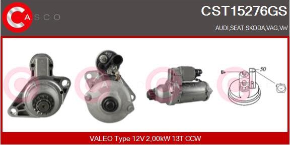 Casco CST15276GS - Démarreur droxauto.com