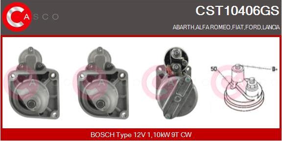 Casco CST10406GS - Démarreur droxauto.com