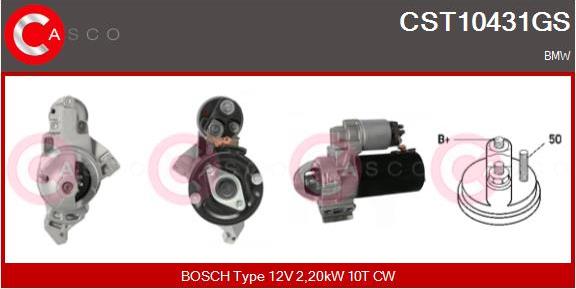 Casco CST10431GS - Démarreur droxauto.com