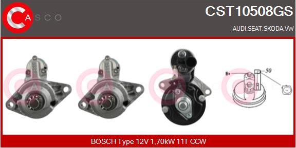 Casco CST10508GS - Démarreur droxauto.com