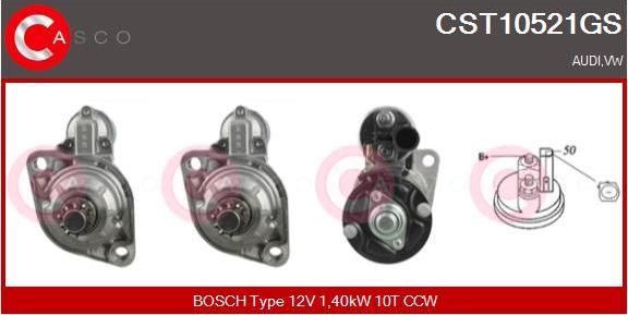 Casco CST10521GS - Démarreur droxauto.com