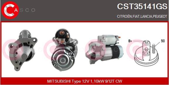 Casco CST35141GS - Démarreur droxauto.com