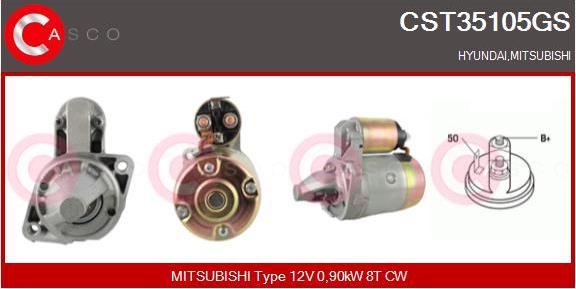 Casco CST35105GS - Démarreur droxauto.com