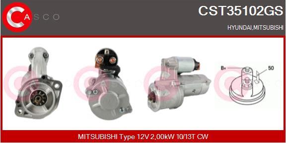 Casco CST35102GS - Démarreur droxauto.com