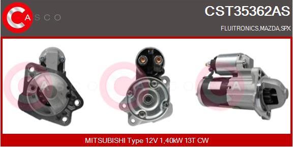 Casco CST35362AS - Démarreur droxauto.com