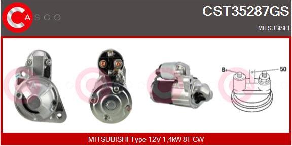 Casco CST35287GS - Démarreur droxauto.com