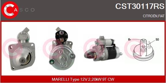 Casco CST30117RS - Démarreur droxauto.com