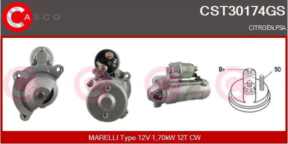 Casco CST30174GS - Démarreur droxauto.com