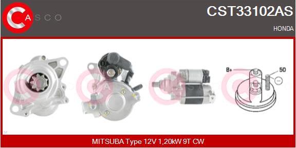 Casco CST33102AS - Démarreur droxauto.com