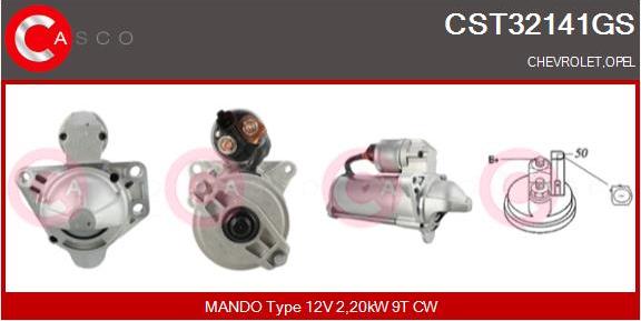 Casco CST32141GS - Démarreur droxauto.com