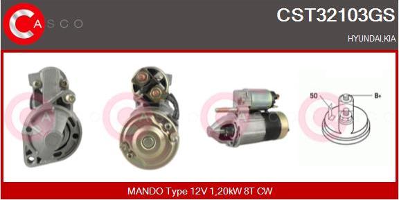 Casco CST32103GS - Démarreur droxauto.com