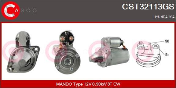 Casco CST32113GS - Démarreur droxauto.com