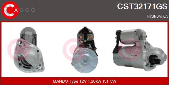 Casco CST32171GS - Démarreur droxauto.com