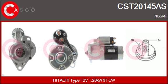 Casco CST20145AS - Démarreur droxauto.com