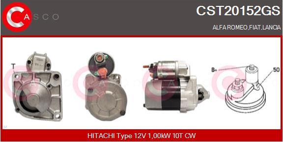 Casco CST20152GS - Démarreur droxauto.com