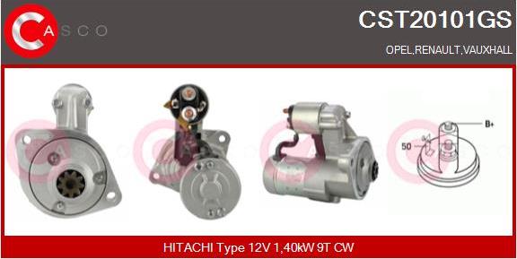 Casco CST20101GS - Démarreur droxauto.com