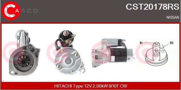 Casco CST20178RS - Démarreur droxauto.com