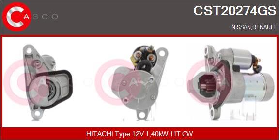 Casco CST20274GS - Démarreur droxauto.com