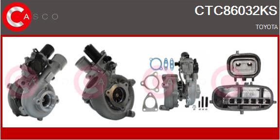 Casco CTC86032KS - Turbocompresseur, suralimentation droxauto.com