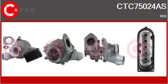 Casco CTC75024AS - Turbocompresseur, suralimentation droxauto.com