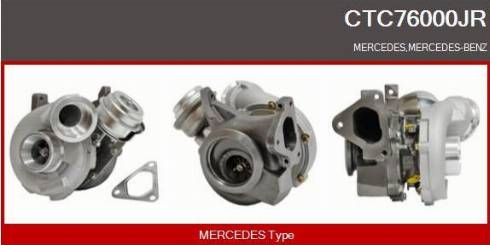 Casco CTC76000JR - Turbocompresseur, suralimentation droxauto.com