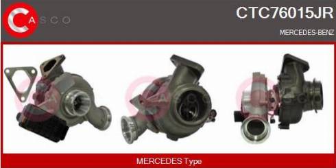 Casco CTC76015JR - Turbocompresseur, suralimentation droxauto.com