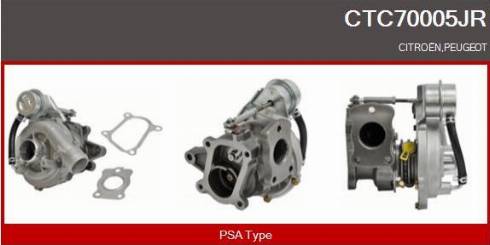 Casco CTC70005JR - Turbocompresseur, suralimentation droxauto.com