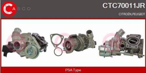 Casco CTC70011JR - Turbocompresseur, suralimentation droxauto.com