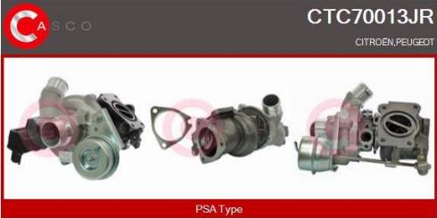 Casco CTC70013JR - Turbocompresseur, suralimentation droxauto.com